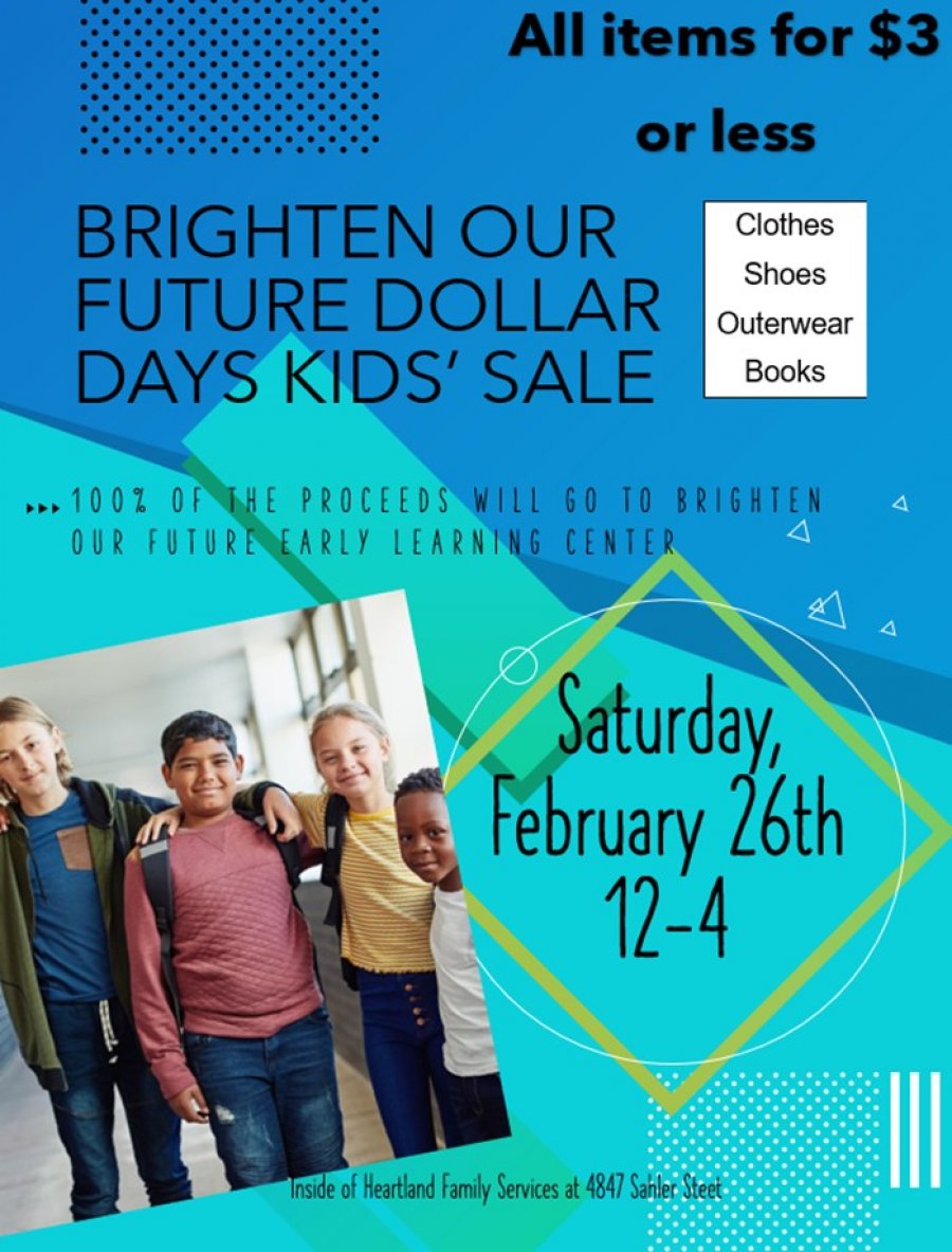 Brighten our Future Dollar Days Kids Sale