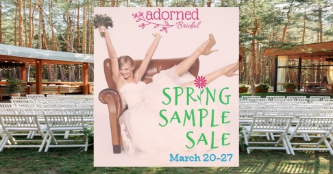 Adorned Bridal Spring Sample Sale