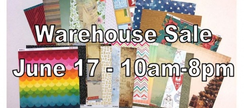 Warehouse Sale at Busy Scrappin'